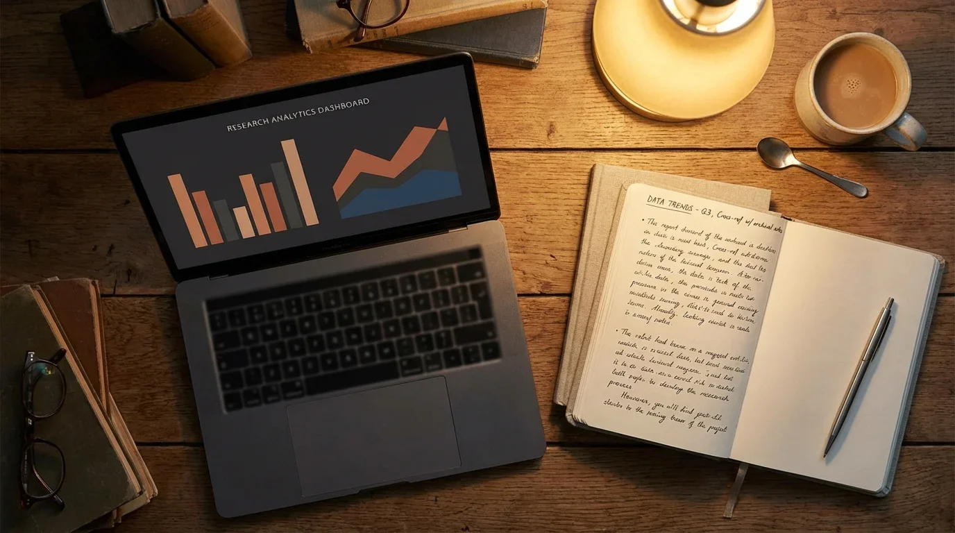 Persona revisando estadísticas de tenis en una pantalla de ordenador con gráficos de rendimiento